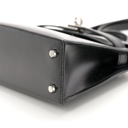 HERMES Box Mini Kelly Sellier 20 Black