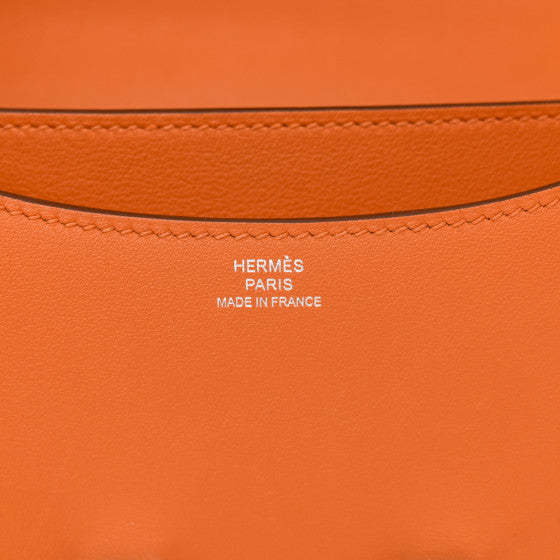 HERMES Swift Constance 18 Orange