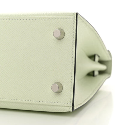 HERMES Epsom Kelly Sellier 25 Vert Fizz