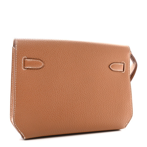 HERMES Togo Kelly Depeches 25 Gold