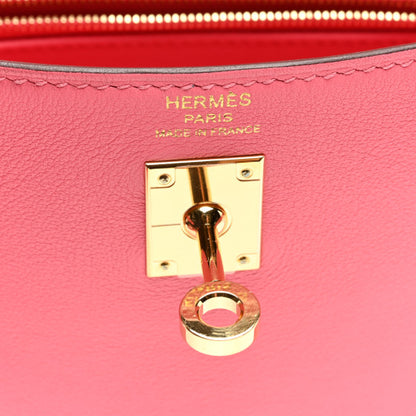 HERMES Swift Kelly Retourne 25 Rose Azalee