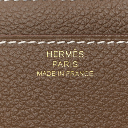 HERMES Evercolor Constance Wallet To Go Etoupe