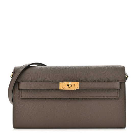 HERMES Epsom Kelly To Go Wallet Etain