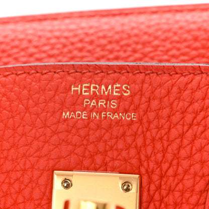 HERMES Togo Birkin 25 Capucine