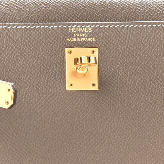 HERMES Epsom Kelly Sellier 25 Etoupe