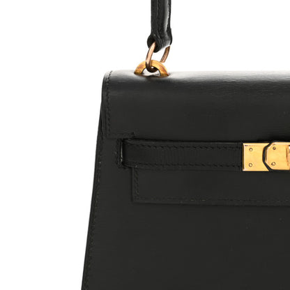 HERMES Box Mini Kelly Sellier 20 Black