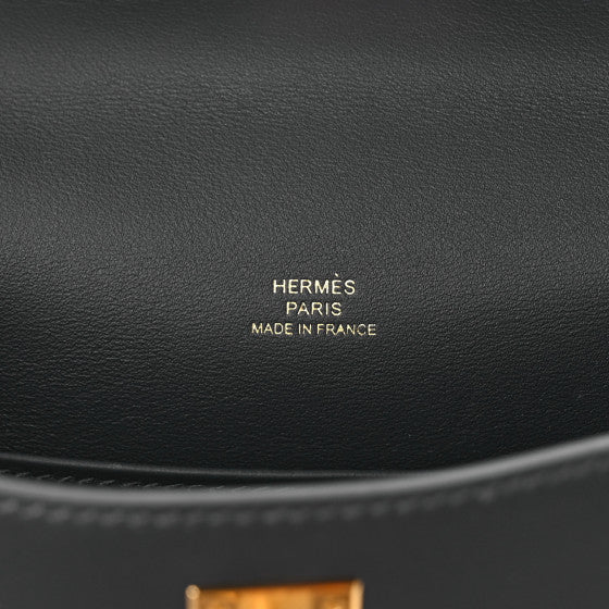 HERMES Swift Kelly Pochette Clutch Ardoise