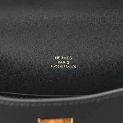 HERMES Swift Kelly Pochette Clutch Ardoise