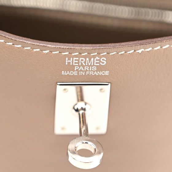 HERMES Swift Kelly Retourne 25 Etoupe