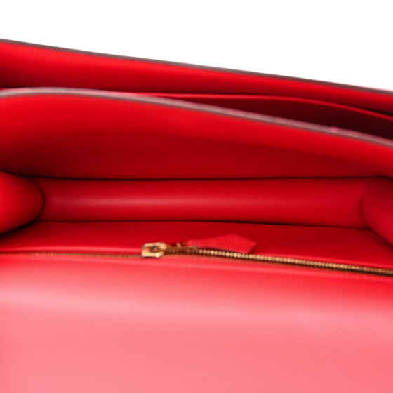 HERMES Epsom Constance 24 Rouge de Coeur