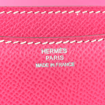 HERMES Epsom Constance 18 Rose Tyrien