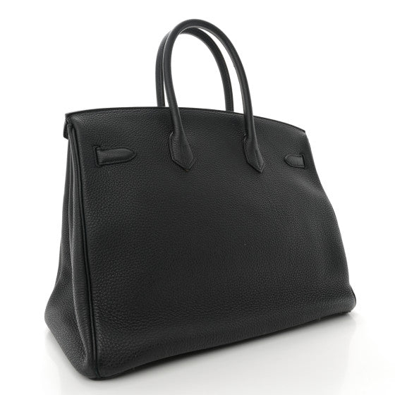 HERMES Togo Birkin 35 Black