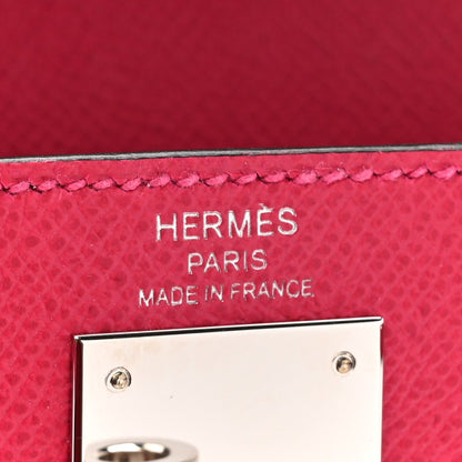 HERMES Epsom Verso Kelly Sellier 28 Framboise Prune