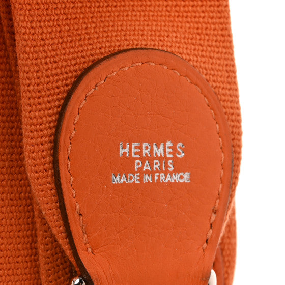 HERMES Taurillon Clemence Voyage Kelly 50 Orange