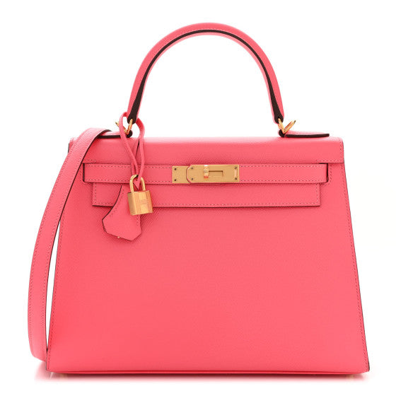 HERMES Epsom Kelly Sellier 28 Rose Azalee