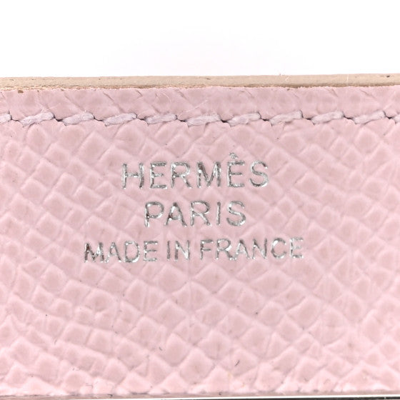 HERMES Epsom Kelly To Go Wallet Mauve Pale