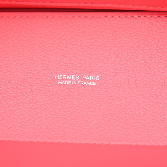 HERMES Evercolor Kelly Danse II Belt Bag Rose Azalee