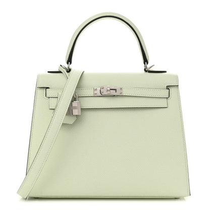 HERMES Epsom Kelly Sellier 25 Vert Fizz