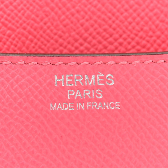 HERMES Epsom Constance 24 Rose Azalee