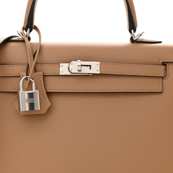 HERMES Epsom Kelly Sellier 25 Chai