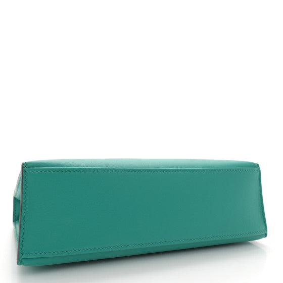 HERMES Swift Kelly Pochette Clutch Vert Verone