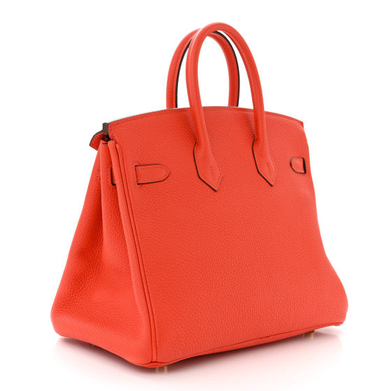 HERMES Togo Birkin 25 Capucine