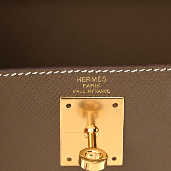 HERMES Epsom Kelly Sellier 28 Etoupe