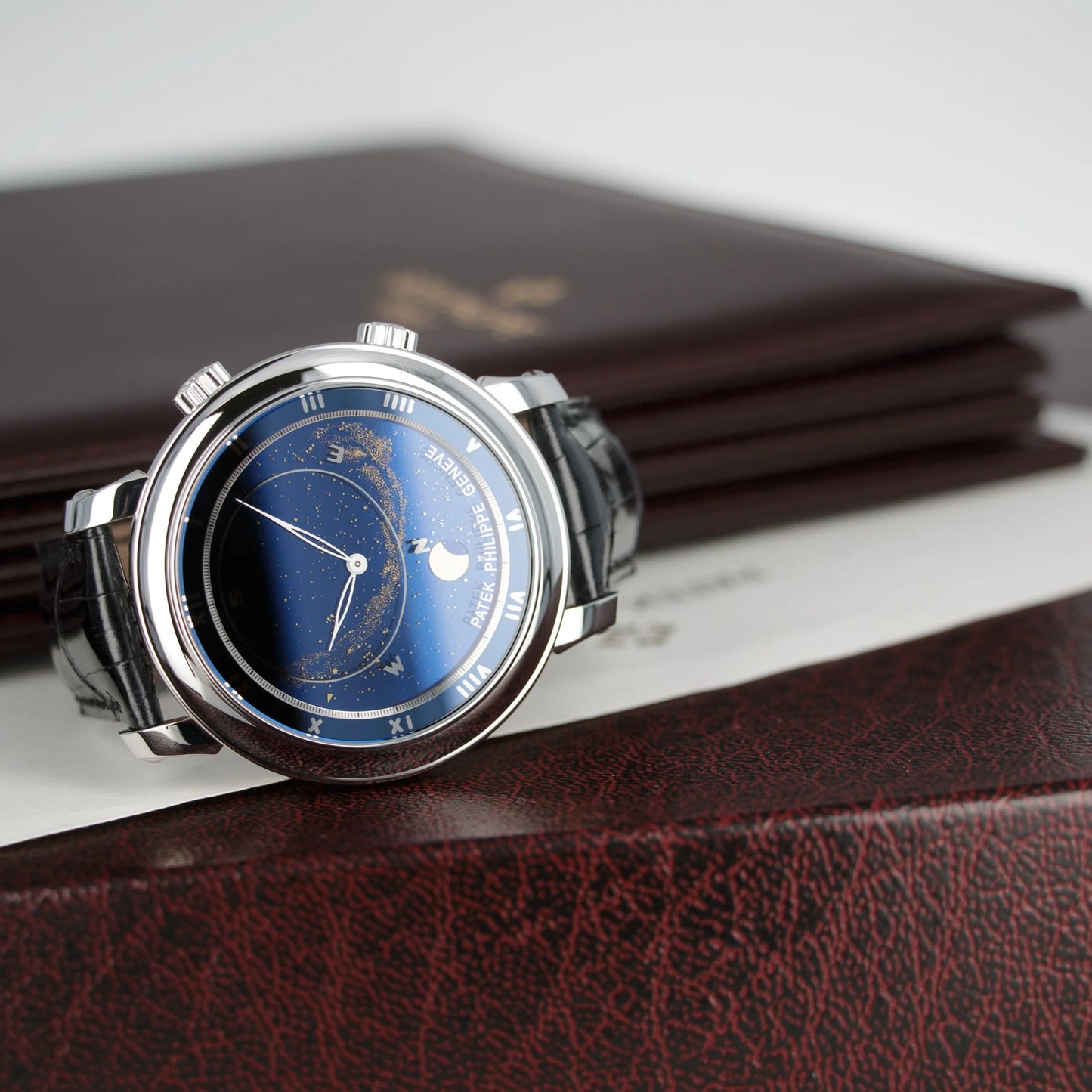 Patek Philippe White Gold Celestial Watch 5102,