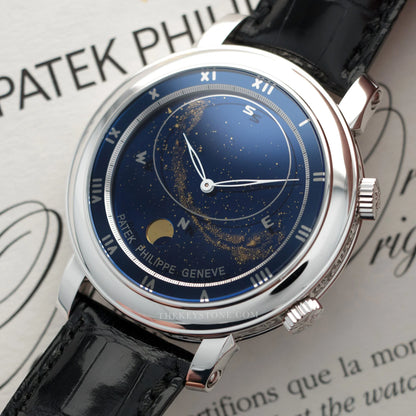 Patek Philippe White Gold Celestial Watch 5102,