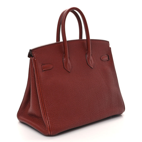 HERMES Togo Birkin 25 Brique