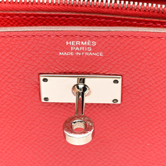 HERMES Epsom Kelly Longue Wallet Bougainvillea