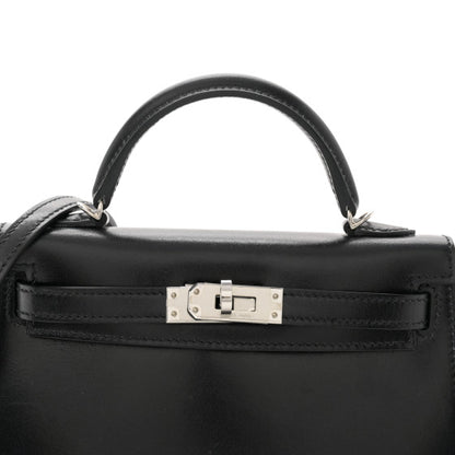 HERMES Box Mini Kelly Sellier 20 Black