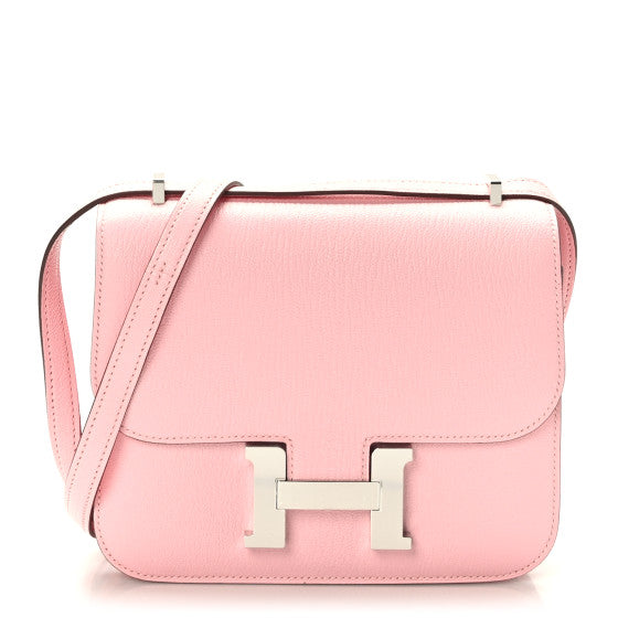 HERMES Chevre Mysore Constance 18 Rose Sakura