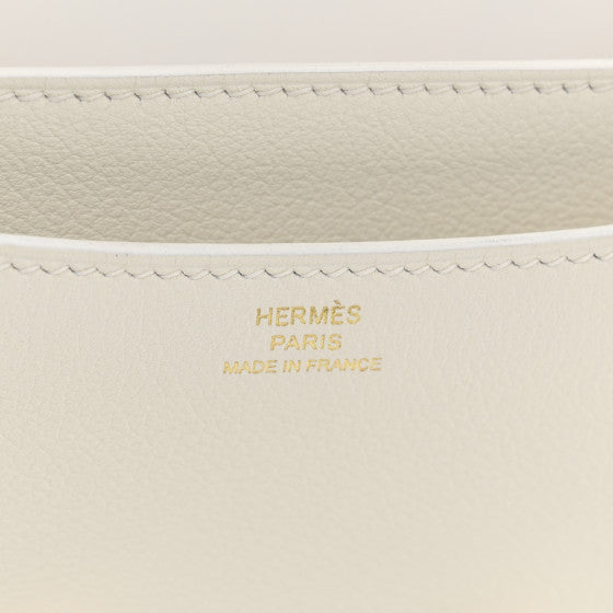 HERMES Evercolor Constance 18 White