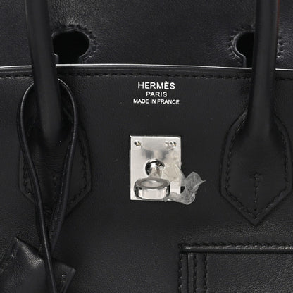 HERMES Veau Volupto Rock Birkin 25 Black