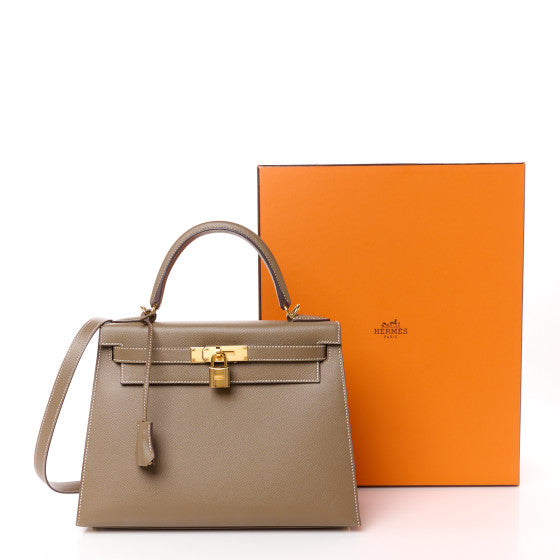 HERMES Epsom Kelly Sellier 28 Etoupe