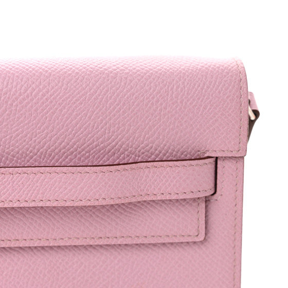 HERMES Epsom Kelly To Go Wallet Mauve Sylvestre