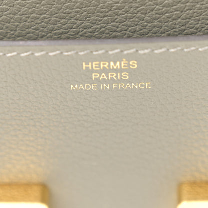 HERMES Epsom Constance Long To Go Wallet Gris Meyer