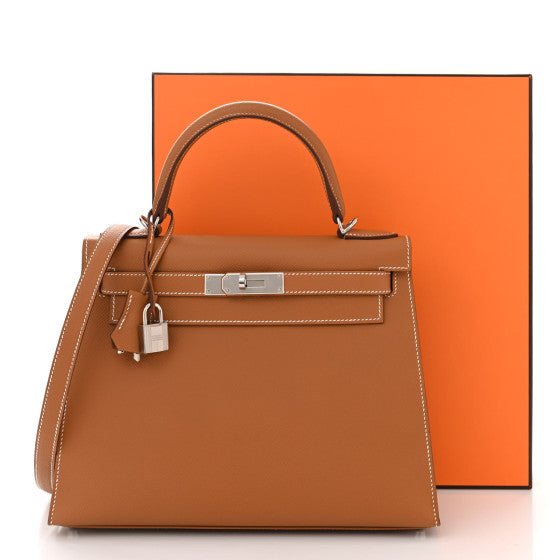 HERMES Epsom Kelly Sellier 28 Gold