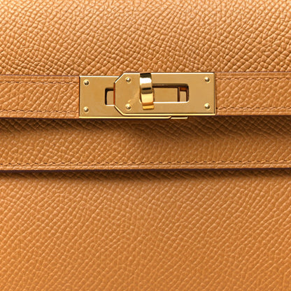 HERMES Epsom Kelly Wallet To Go Sesame