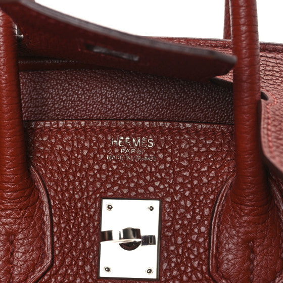 HERMES Togo Birkin 25 Brique