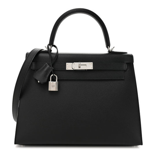 HERMES Epsom Kelly Sellier 28 Black