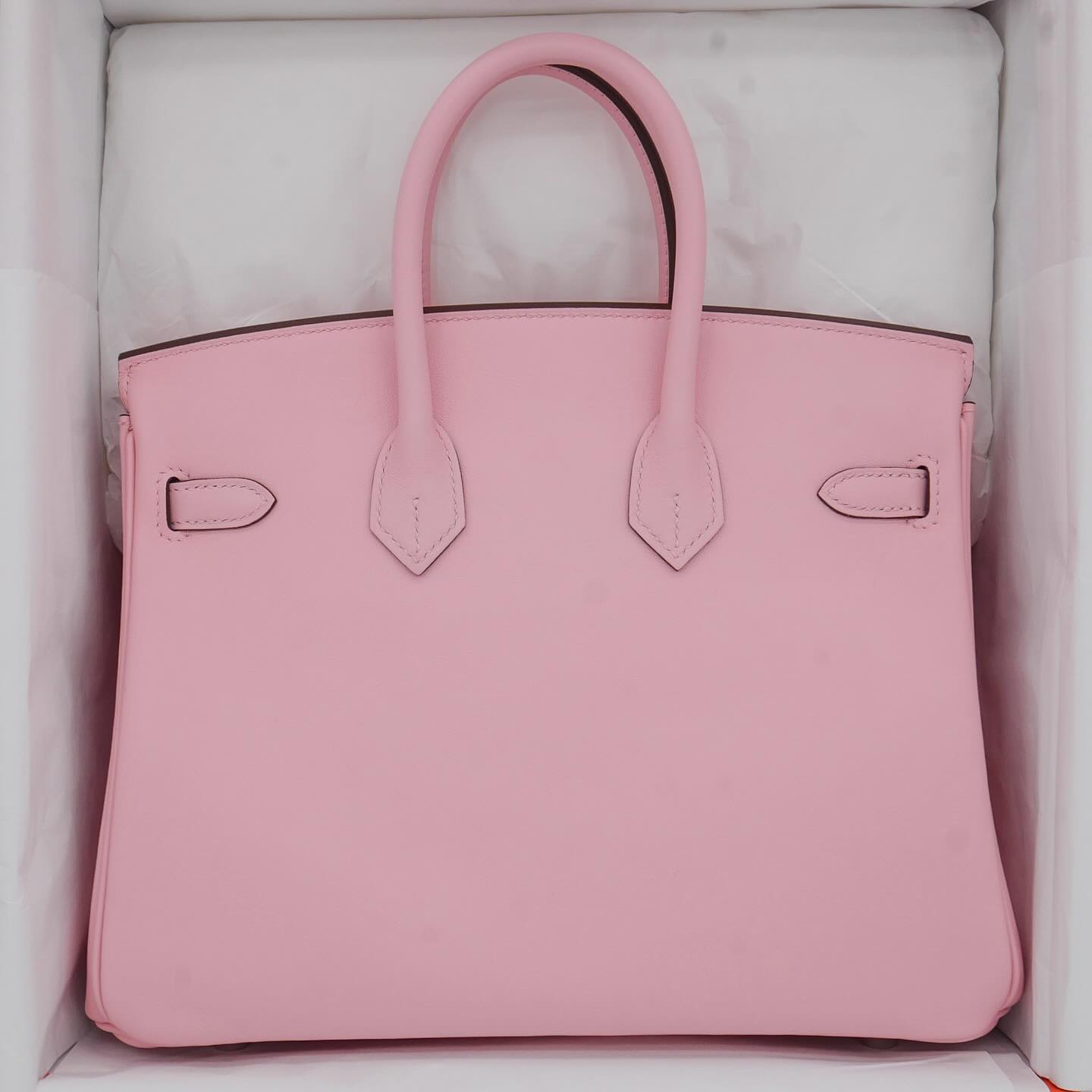 🌸 Hermès Handbag ||30 cm Birkin Rose Sakura Swift Leather || Palladium Hardware