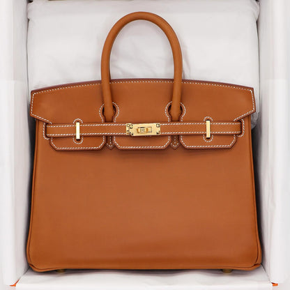 🐎 Hermès Handbag || 30cm Birkin Fauve Barenia Leather || Gold Hardware