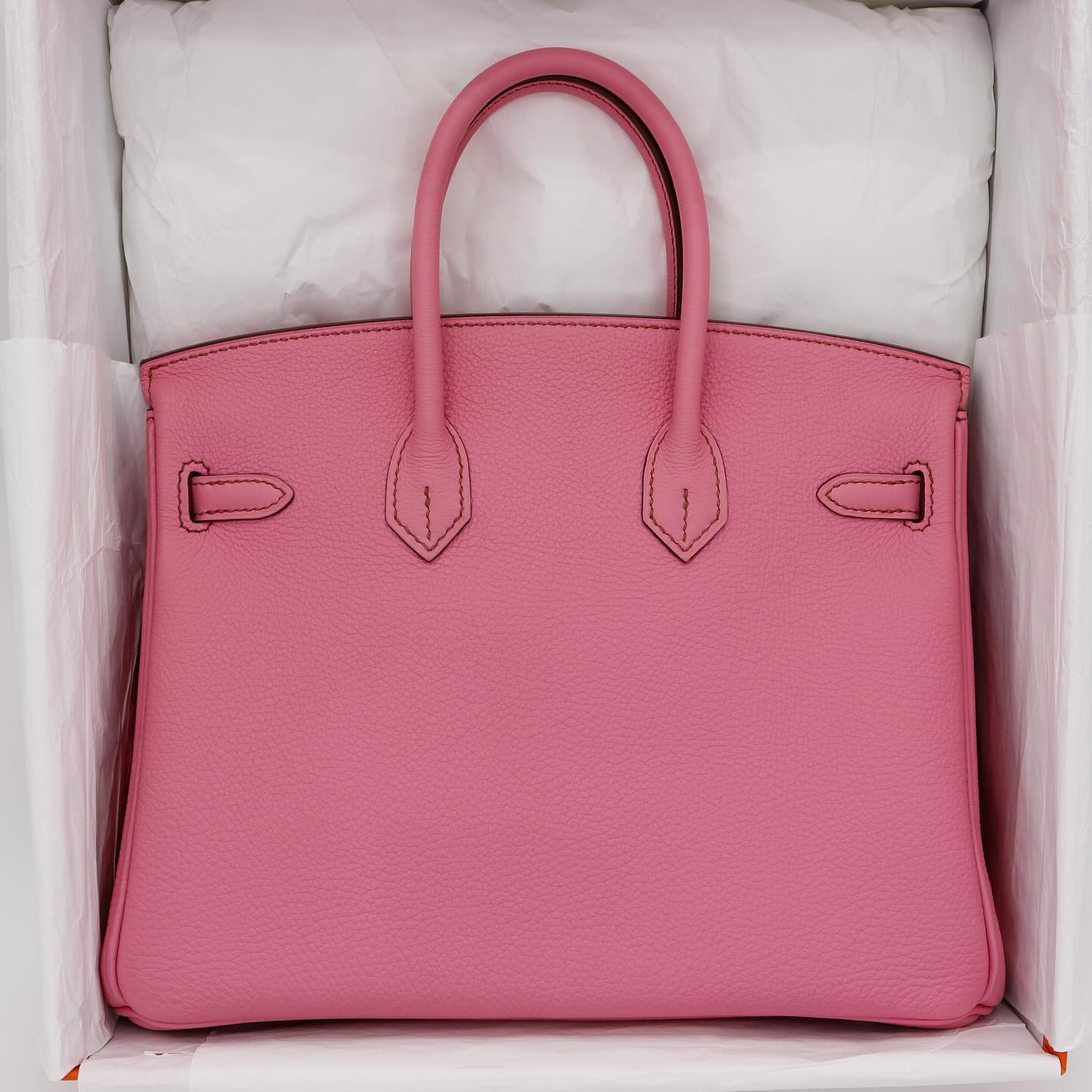 🎀 Hermès  Handbag || 30cm Birkin Bubblegum Swift Leather || Palladium Hardware