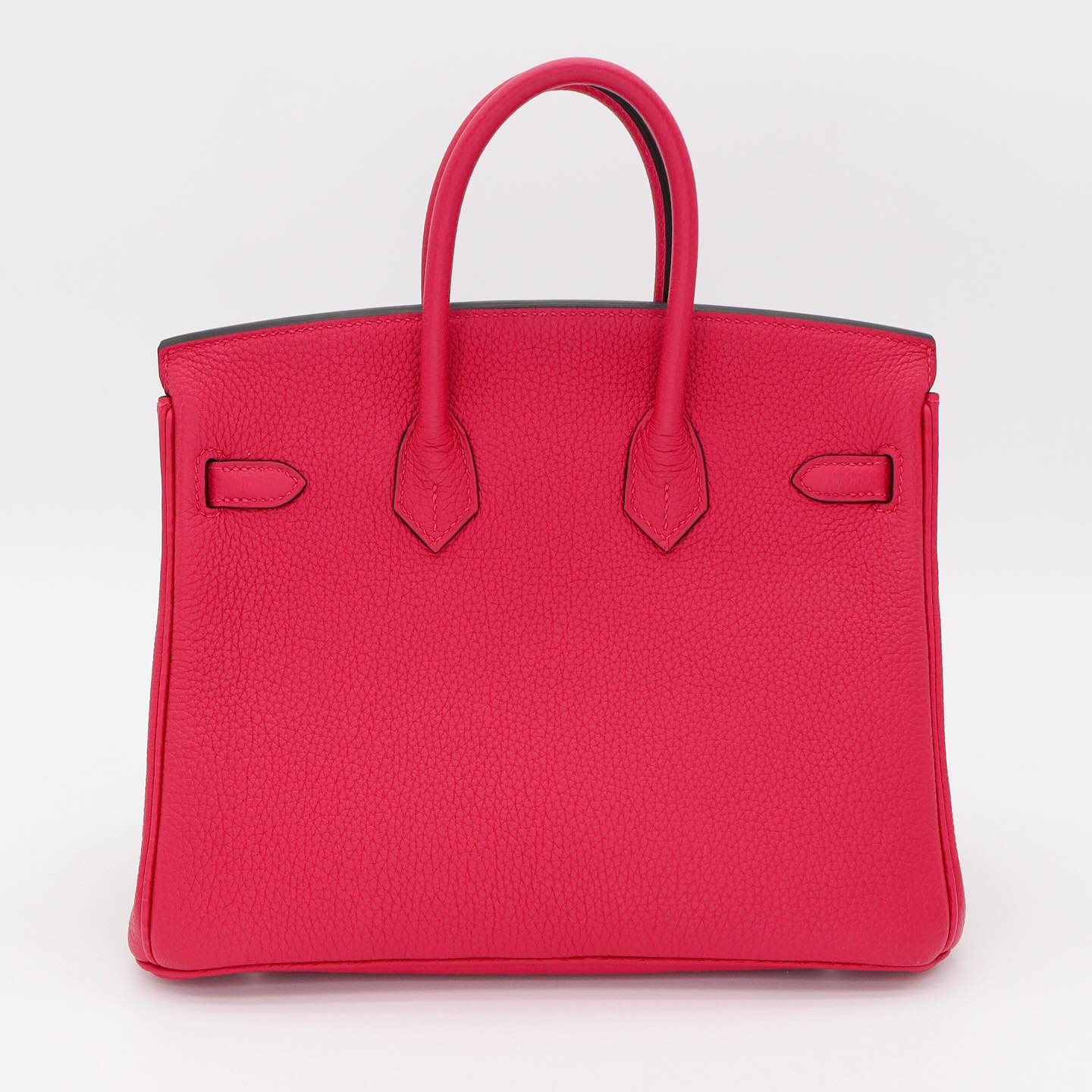 🌺 Hermès bag || 30cm Handbag Birkin Rose Mexico Togo Leather || Palladium Hardware