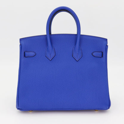 💙 Hermès Handbag || 30cm Birkin Bleu Royal Togo Leather || Gold Hardware