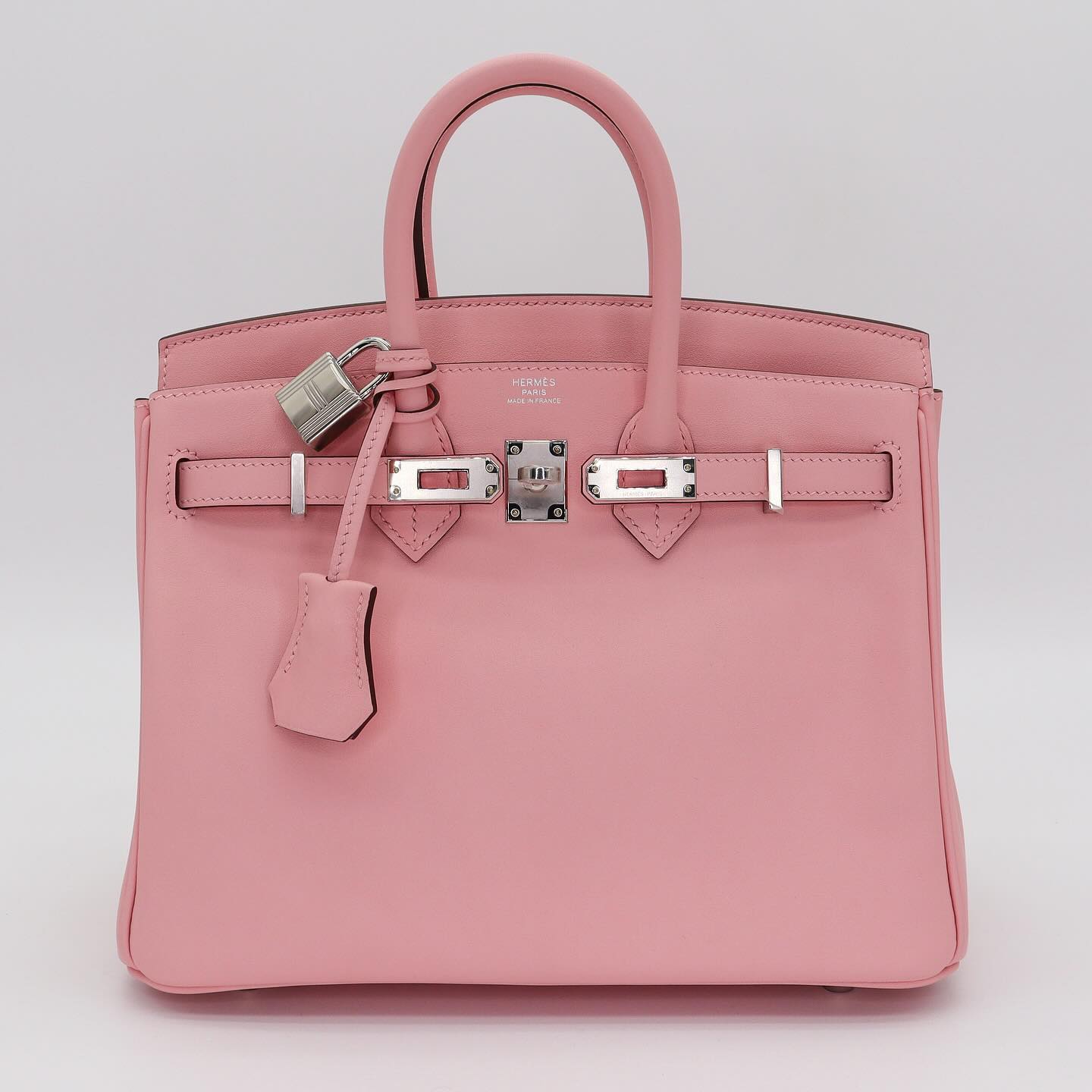 🌸 Hermès Handbag ||30 cm Birkin Rose Sakura Swift Leather || Palladium Hardware