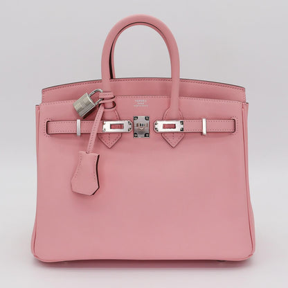 🌸 Hermès Handbag ||30 cm Birkin Rose Sakura Swift Leather || Palladium Hardware