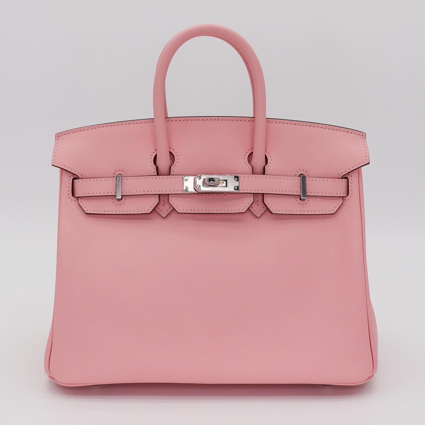 🌸 Hermès Handbag ||30 cm Birkin Rose Sakura Swift Leather || Palladium Hardware